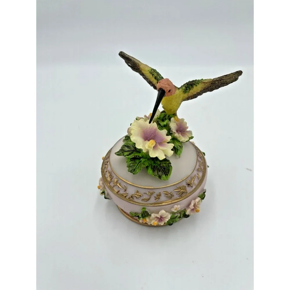 Vtg‎ Hummingbird Songbird Treasures Music Box Collection Unchained Melody